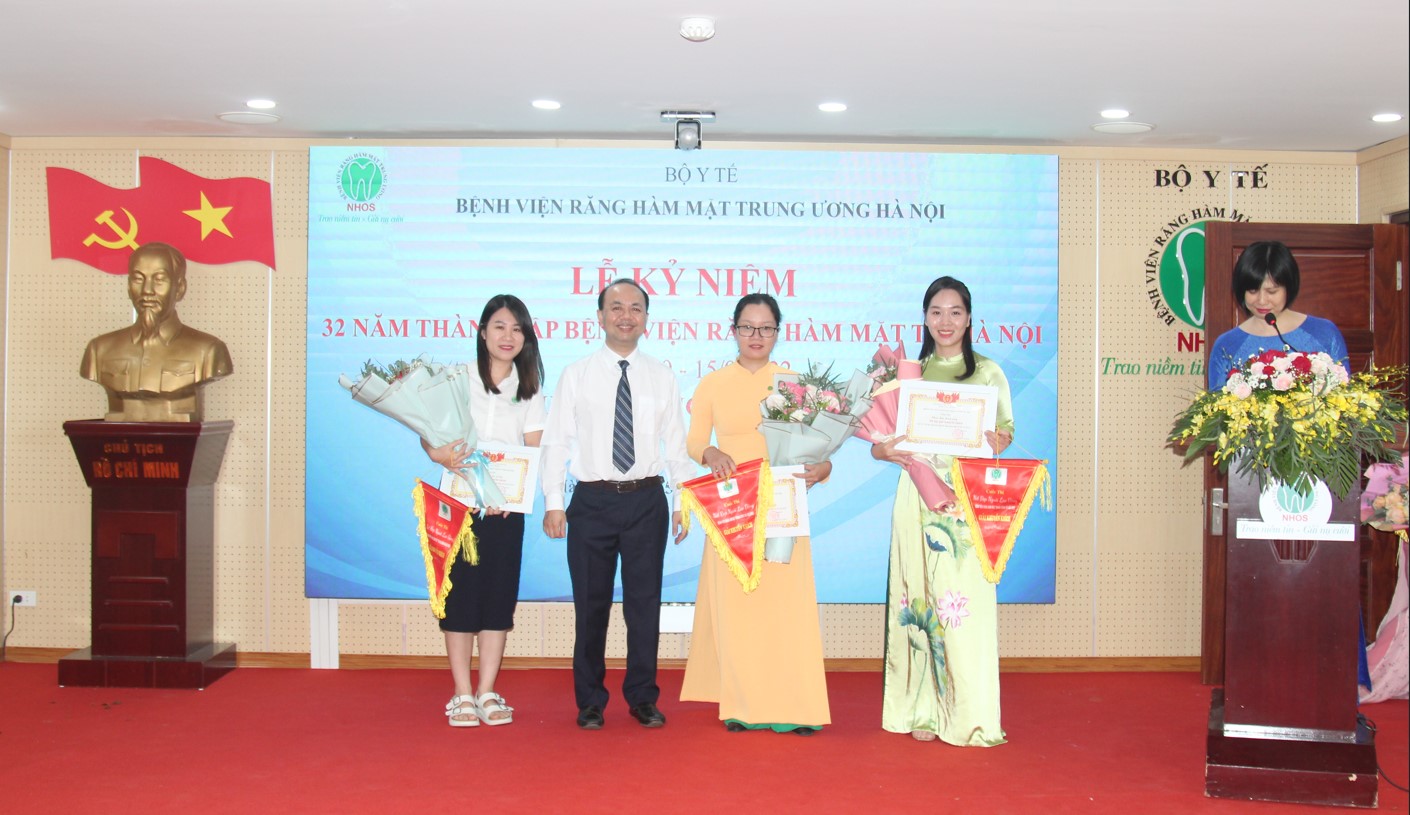 Giải khuyến khích: Khoa Nắn chỉnh răng, Phòng Công tác xã hội, Khoa Xét nghiệm, Phòng Vật tư, Khoa Gây mê hồi sức, Khoa Kiểm soát nhiễm khuẩn
